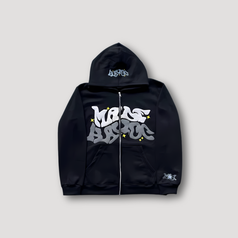Unisex Graffiti-Style Hoodie – Streetwear in Trendkleuren