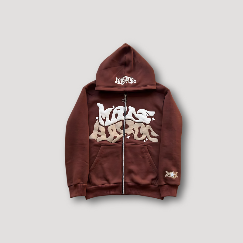 Unisex Graffiti-Style Hoodie – Streetwear in Trendkleuren