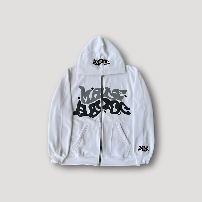 Unisex Graffiti-Style Hoodie – Streetwear in Trendkleuren