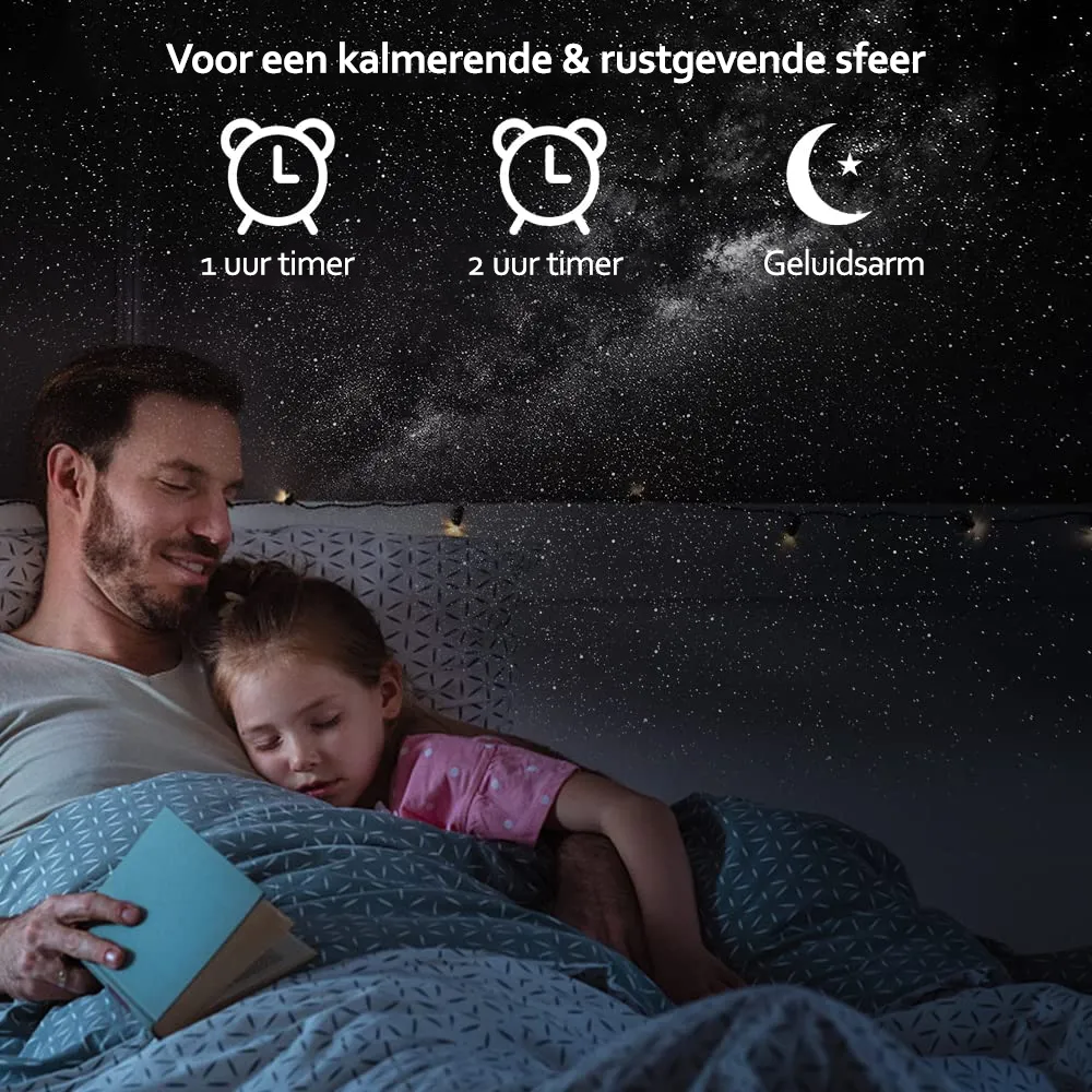 13-In-1 Galaxy Planetarium Projector Lamp als Sfeervolle Nachtlamp