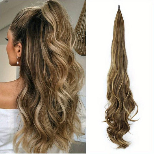 JLO Flexibele Wikkel Rond Paardenstaart voor Schitterend Lang Haar om te Stralen deze Zomer!