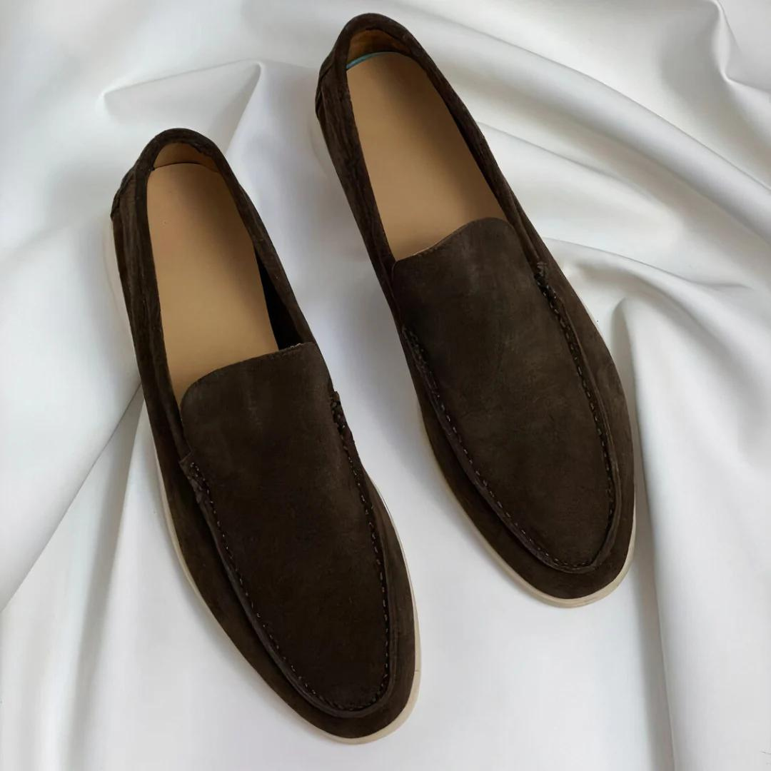 Santoni - Elegante en Comfortabele Leren Loafers voor Mannen