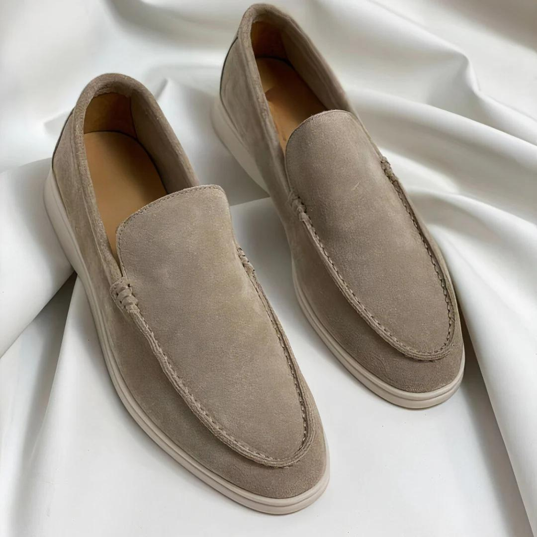 Santoni - Elegante en Comfortabele Leren Loafers voor Mannen