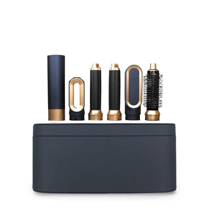 5-in-1 Glow Multi Haarstyler met Krachtige 1000W Ionische Technologie met Föhn, Stijler, Kruller en meer