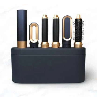 5-in-1 Glow Multi Haarstyler met Krachtige 1000W Ionische Technologie met Föhn, Stijler, Kruller en meer