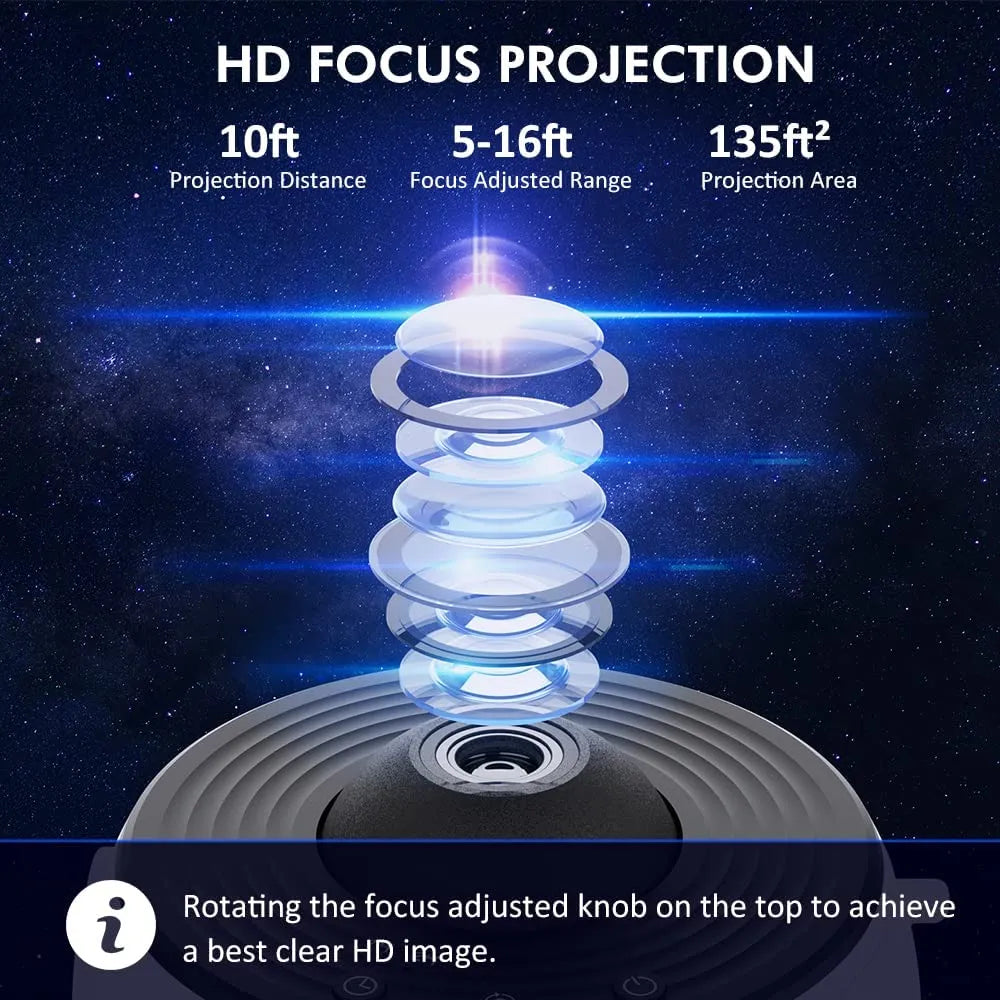 13-In-1 Galaxy Planetarium Projector Lamp als Sfeervolle Nachtlamp