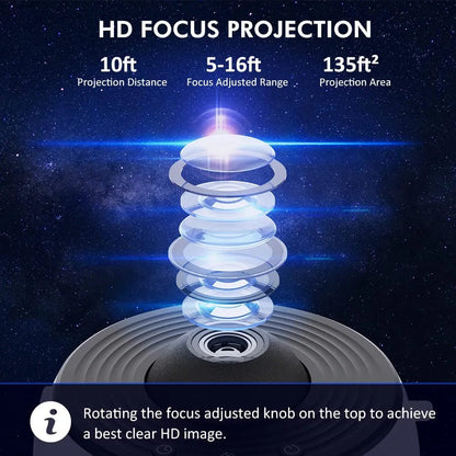 13-In-1 Galaxy Planetarium Projector Lamp als Sfeervolle Nachtlamp