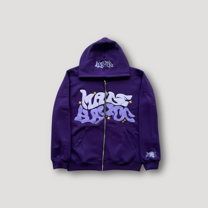 Unisex Graffiti-Style Hoodie – Streetwear in Trendkleuren