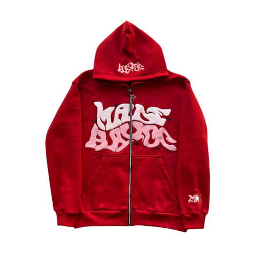 Unisex Graffiti-Style Hoodie – Streetwear in Trendkleuren