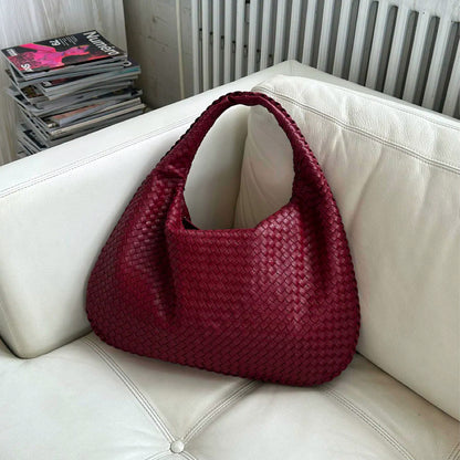 Aranka Gewoven Ruim Design Schoudertas de Musthave Tas van het Jaar