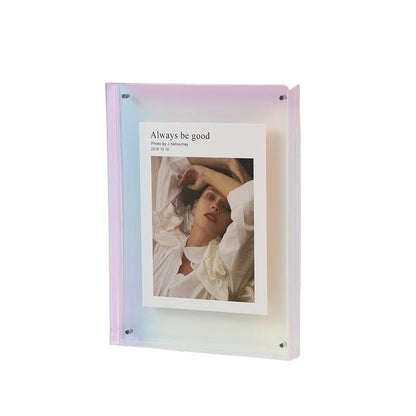 ColorFrame - Decoratieve Fotolijst van Levendig Gekleurd Transparant Acryl voor Modern Stijlvol Interieur