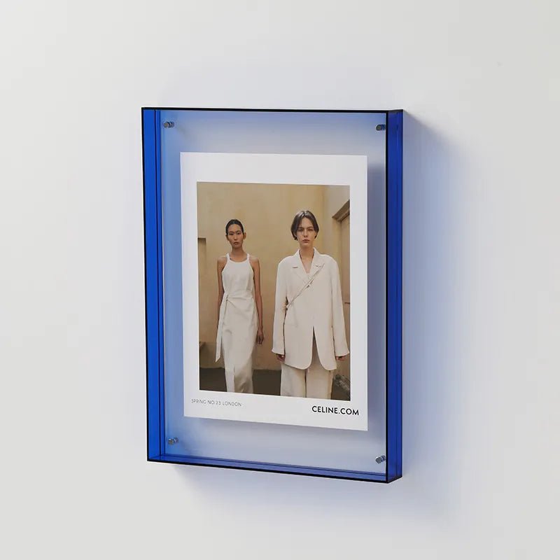 ColorFrame - Decoratieve Fotolijst van Levendig Gekleurd Transparant Acryl voor Modern Stijlvol Interieur