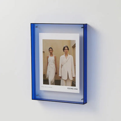 ColorFrame - Decoratieve Fotolijst van Levendig Gekleurd Transparant Acryl voor Modern Stijlvol Interieur