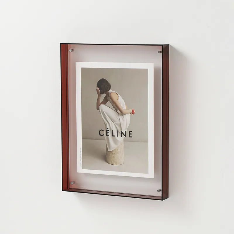 ColorFrame - Decoratieve Fotolijst van Levendig Gekleurd Transparant Acryl voor Modern Stijlvol Interieur