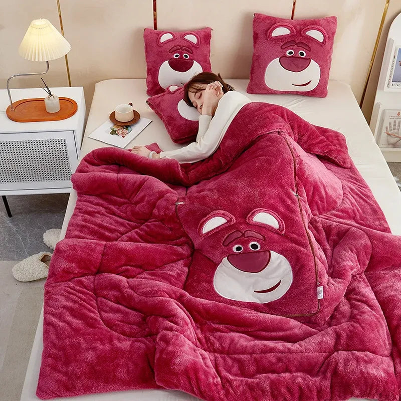 CozyCush: Verander je comfort met onze deken- en kussenset