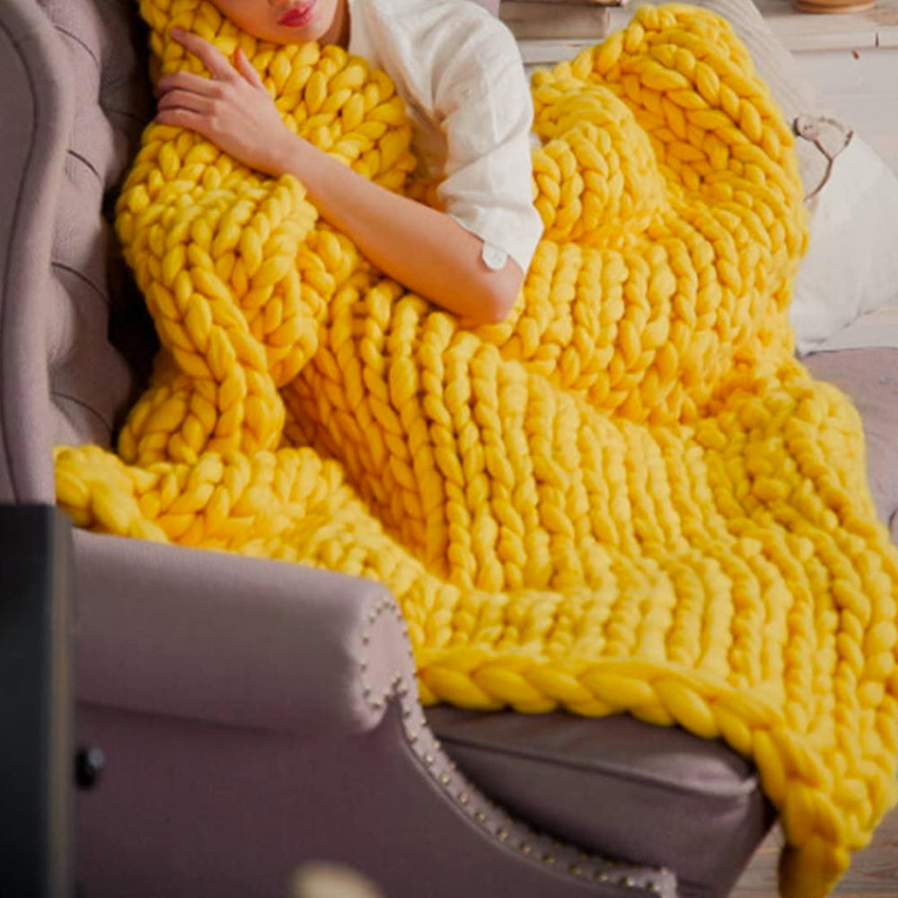 DIY Chunky XL 1000 gram Wol Garen om een Heerlijk Zachte Deken van te Breien