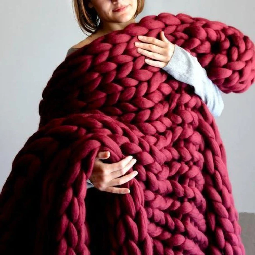 DIY Chunky XL 1000 gram Wol Garen om een Heerlijk Zachte Deken van te Breien